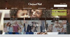 Desktop Screenshot of oaklandmall.com